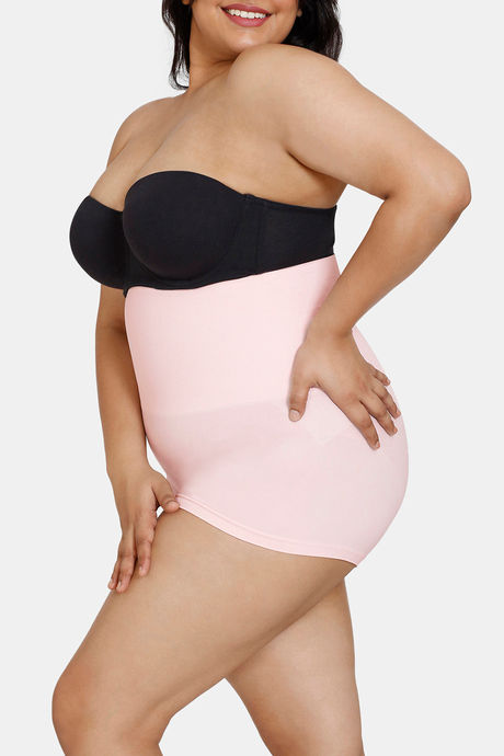 Zivame High Compression Seamless High Waist Boyshorts - Crystal Rose — image 8